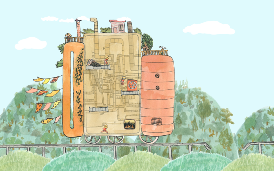 Le voyage sans fin/Mock-up